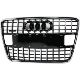 2010-2015 Audi Q7 Grille, Glossy Black - Classic 2 Current Fabrication
