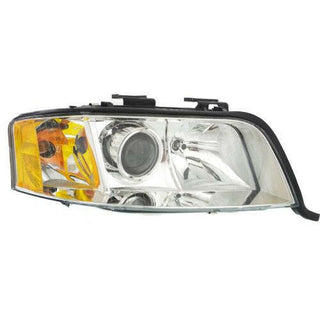2002-2004 Audi A6 Head Light RH, Lens And Housing, Hid, With Out Hid Kit.
