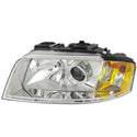 2000-2001 Audi A6 Quattro Head Light LH, Lens And Housing, Hid, w/Out Hid.