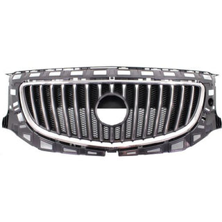 2011-2013 Buick Regal Grille, Chrome Shell/Black - Classic 2 Current Fabrication