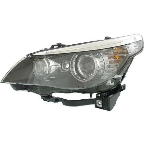 2008-2010 BMW 5- Head Light RH, Lens And Housing, Hid, w/Out Hid Kit.