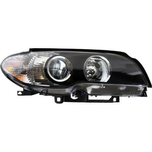 2003-2006 BMW 3-Series Head Light RH, Lens And Housing, Halogen.