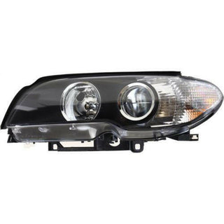 2003-2006 BMW 3-Series Head Light LH, Lens And Housing, Halogen.