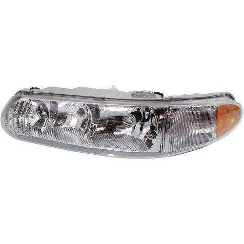 1997-2004 Buick Regal Head Light LH, Lens And Housing, w/Out Corner Light.