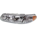 1997-2004 Buick Regal Head Light LH, Lens And Housing, w/Out Corner Light.