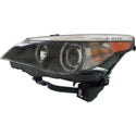 2004-2007 BMW 5- Head Light LH, Lens And Housing, Hid, w/Out Hid Kit.