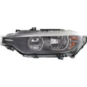 2012-2015 BMW 3 Series Head Light LH, Assembly, Halogen, Sedan/Wagon.
