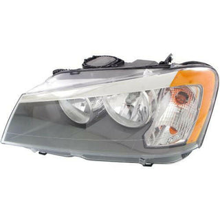 2011-2014 BMW X3 Head Light LH, Assembly, Halogen.
