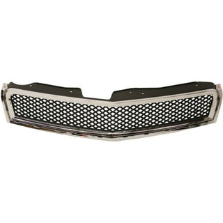 2009-2012 Chevy Traverse Grille, Upper, Chrome Shell/Black Insert - Classic 2 Current Fabrication
