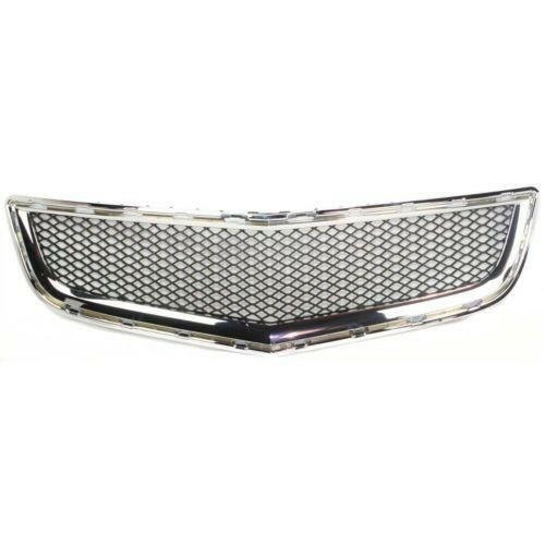 2009-2012 Chevy Traverse Grille, Lower, Chrome Shell/Black Insert.