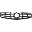 2006-2011 Cadillac DTS Grille, Plastic, Painted-Black.