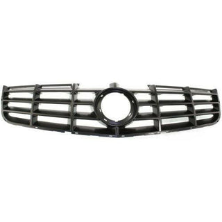 2006-2011 Cadillac DTS Grille, Plastic, Painted-Black.