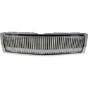2007-2013 Chevy Silverado Grille, Chrome - Classic 2 Current Fabrication