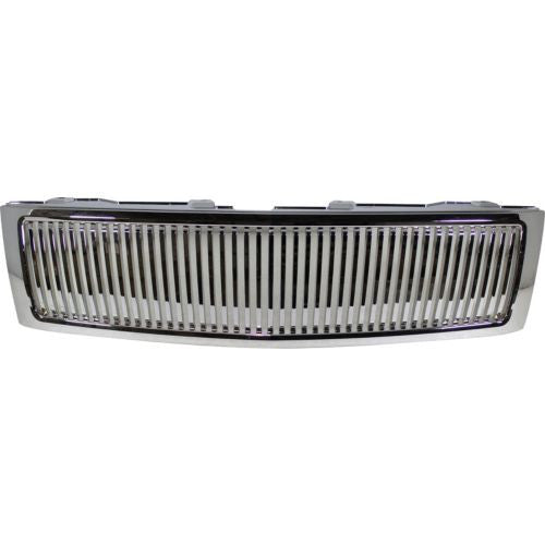 2007-2013 Chevy Silverado Grille, Chrome - Classic 2 Current Fabrication