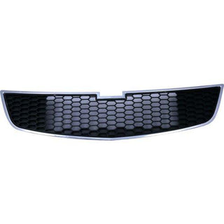 2011-2015 Chevy Cruze Grille, Chrome Shell/ Dark Gray - Classic 2 Current Fabrication