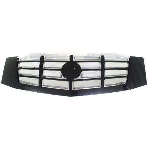 2007-2014 Cadillac Escalade Grille, Black Shell/Chrome.