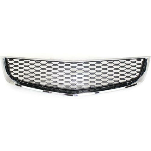 2010-2015 Chevy Equinox Grille, Chrome Shell/ Black.