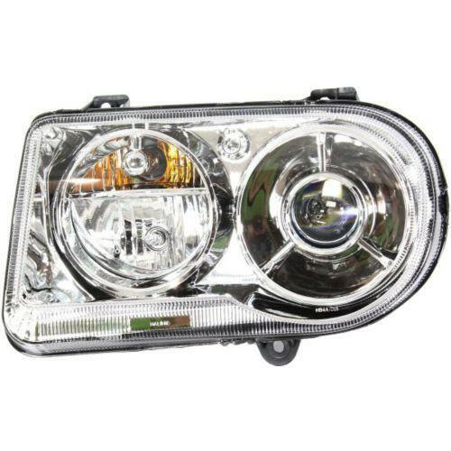 2005-2010 Chrysler 300 Head Light LH, Lens And Housing, Hid, w/Out HID Kit.