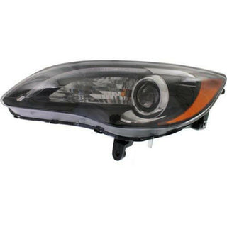 2011-2014 Chrysler 200 Head Light LH, Assy, Halogen, Black Interior.