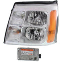 2003-2006 Cadillac Escalade Head Light LH, Assembly, Hid, With Hid Kit.