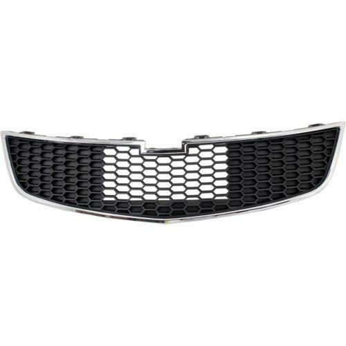 2011-2014 Chevy Cruze Grille, Lower, Chrome Shell/Black.