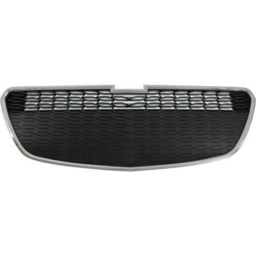 2013-2015 Chevy Spark Grille, Lower, Chrome Shell/Black.