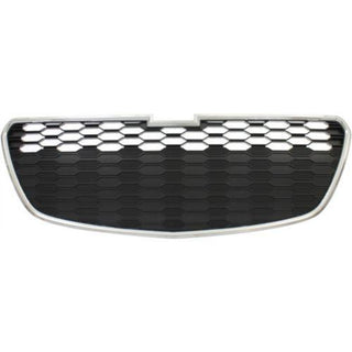 2013-2015 Chevy Spark Grille, Lower, Chrome Shell/Black W/Fog Lights - Classic 2 Current Fabrication