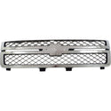 2011-2014 Chevy Silverado 2500 HD Grille, Chrome/Black - Classic 2 Current Fabrication