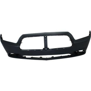 2011-2014 Dodge Charger Front Bumper Cover, Primed, w/ Adaptive Speed Control (CAPA) - Classic 2 Current Fabrication