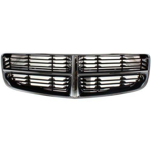 2006-2010 Dodge Charger Grille, Chrome Shell/Dark Gray.