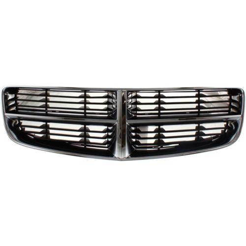2006-2010 Dodge Charger Grille, Chrome Shell/Dark Gray - Classic 2 Current Fabrication
