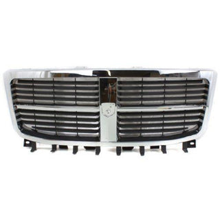 2007-2009 Dodge Durango Grille, Chrome Shell/Black - Classic 2 Current Fabrication