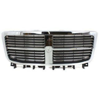 2007-2009 Dodge Durango Grille, Chrome Shell/Black.