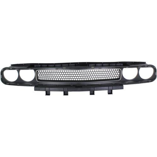 2008-2014 Dodge Challenger Grille, Black - Classic 2 Current Fabrication