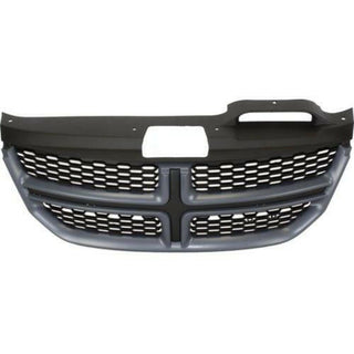 2011-2014 Dodge Journey Grille, Painted-Black Shell.