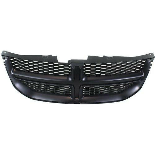 2011-2015 Grand Dodge Caravan Grille, Primed Shell/ Black.