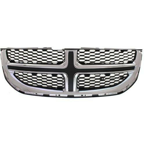2011-2015 Grand Dodge Caravan Grille, Chrome Shell (CAPA).