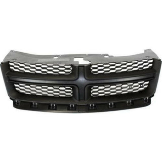 2011-2014 Dodge Avenger Grille, Black Shell/Dark Gray.