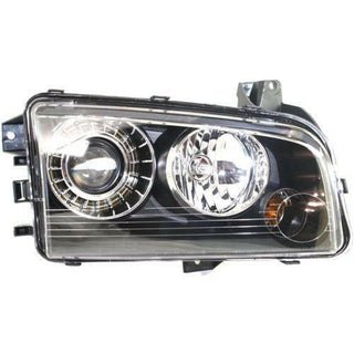 2008-2010 Dodge Charger Head Light RH, Lens/Housing, Hid, w/Out HID Kits.