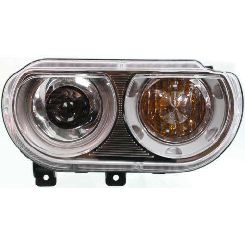 2008-2014 Dodge Challenger Head Light RH, Lens And Housing, Hid, w/Out Hid.