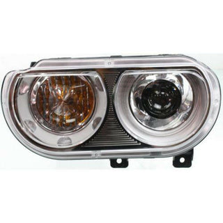 2008-2014 Dodge Challenger Head Light LH, Lens And Housing, Hid, w/Out Hid.