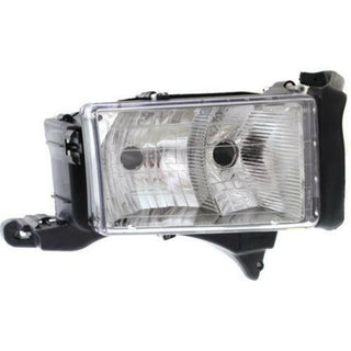 1999-2001 Dodge Pickup Head Light RH, Lens And Housing, Halogen.