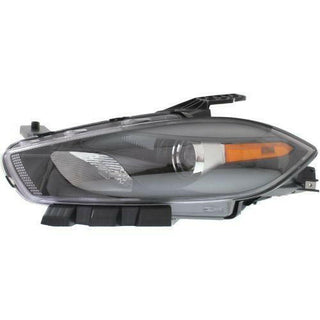2013-2016 Dodge Dart Head Light LH, Assembly, Halogen, Black Interior.
