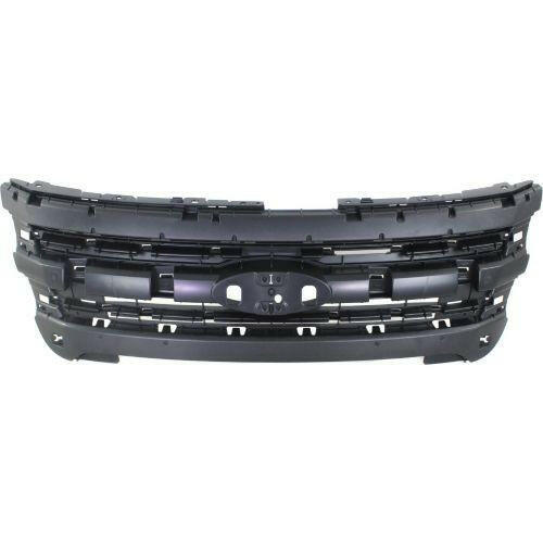 2011-2015 Ford Explorer Grille Shell, Black.