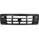 1992-1997 Ford F-250 Pickup Grille, Painted-Black.
