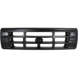 1992-1997 Ford F-250 Pickup Grille, Painted-Black - Classic 2 Current Fabrication