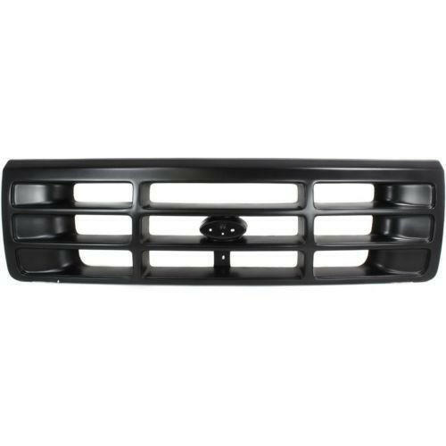 1992-1997 Ford F-250 Pickup Grille, Painted-Black.