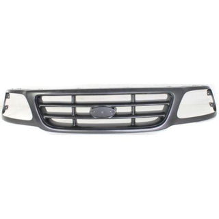 1997-2004 Ford F-250 Pickup Grille, Cross Bar Insert, gray - Classic 2 Current Fabrication