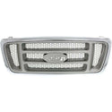 2005-2008 Ford F-150 Grille, Chrome Shell/gray Insert.