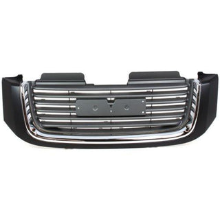 2002-2009 GMC Envoy Grille, Black Shell/Chrome Insert - Classic 2 Current Fabrication